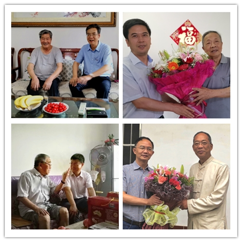  “七一”前夕校党委领导走访慰问离退休老党员