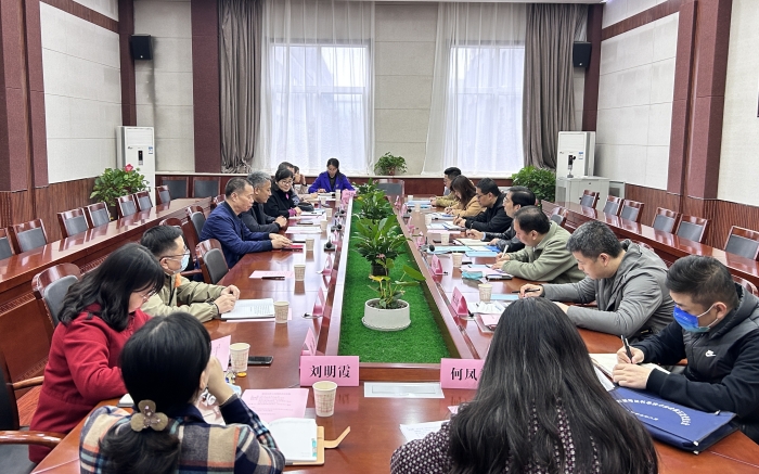 雁塔区科技和工业信息化局来我校调研交流