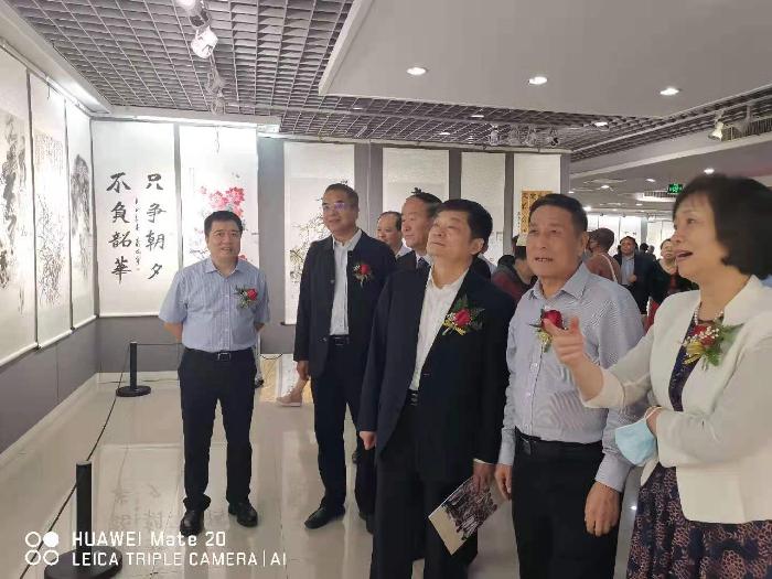 我校统战对象参加西安统一战线庆祝中国共产党成立100周年书画展