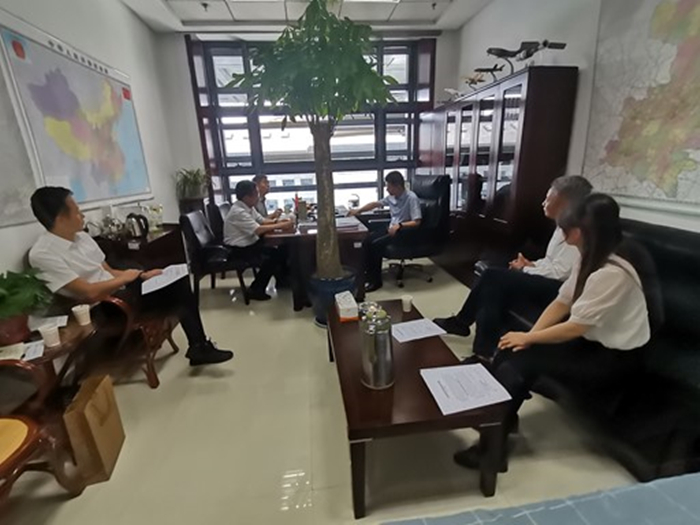 生物与环境工程学院赴市生态环境局对接工作
