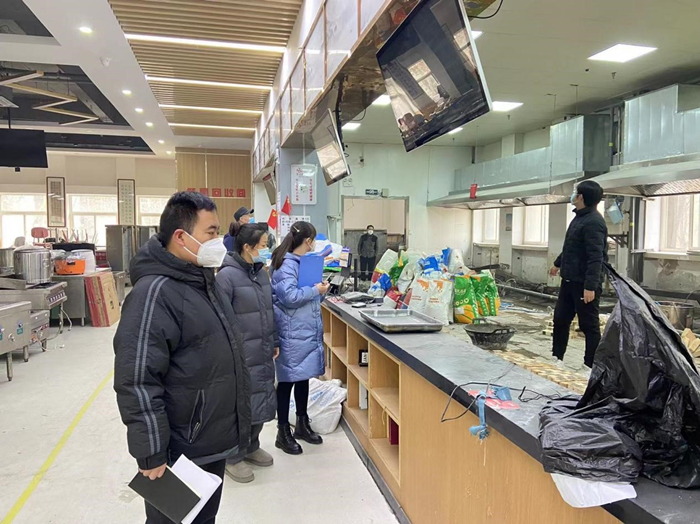 保卫处开展寒假前校园安全大检查