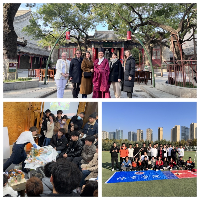 俄罗斯专家团来我校访问交流